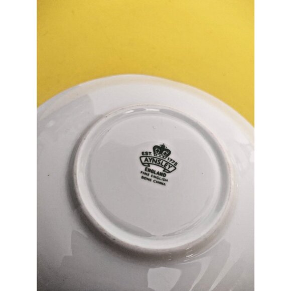 Vintage Aynsley Girl Guides Teacup and Saucer Blue and Gold Made in England - Picture 11 of 12